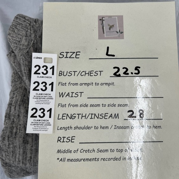 LOGO by Lori Goldstein Knit Sweater Jacket SZ L Drapey Grey Faux Suede Sleeves - Picture 6 of 6